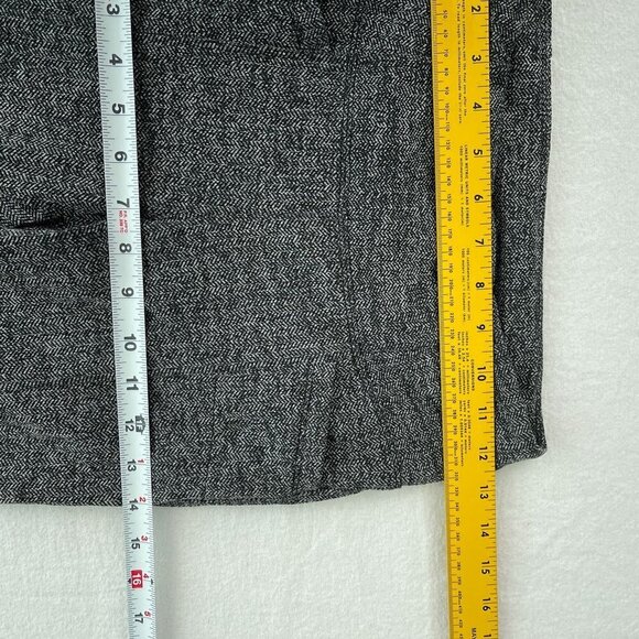 Athleta‎ Herringbone Metro High Waisted Leggings Stretch Gray Back Pockets XS - Picture 8 of 12